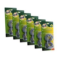 Scrub-It Aluminum Mesh 12 Lint Traps with 12 Long Lasting Ties for Washing Machines