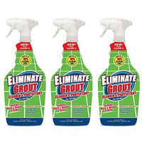Eliminate Grout Cleaner & Sealer with Hydrogen Peroxide - 25 oz - 3 Pack by Clean-X