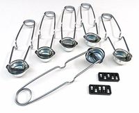 SPARK LIGHTER WITH FLINTS IGNITOR SPARKER FOR TORCH - 6 STRIKERS & 10 FLINTS (E13)