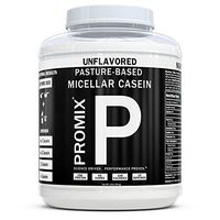 100% Casein Protein Powder I PROMIX Unflavored Micellar I USA Pastures I ONLY 1 Ingredient I Stimulate Muscle Growth & Recovery Slow Release Amino I Preservative Free Keto Bulk 1LB- No Soy, Gluten