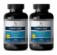 Best antioxidant - ST. John's Wort Extract 465 Mg - Gingko biloba Capsules - 2 Bottles (120 Capsules)