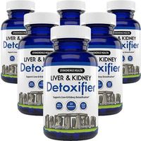 Stonehenge Health Liver & Kidney Detoxifier - Natural Max Strength Formula - Milk Thisle + Beet Root + Artichoke Extract + Dandelion + Chicory Root + Chanca Piedra + Yarrow (6 Pack)