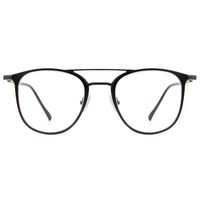 Cyxus Computer Blue Light Blocking Metal Frame Glasses for Man and Woman, Anti Eye Strain Eyewear UV Headaches for Digital Screens (8806T02, Black)