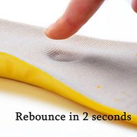 Shoe Insoles, Memory Foam Insoles, Providing Excellent Shock Absorption and Cushioning for Feet Relief, Comfortable Insoles for Men and Women for Everyday Use. (Yellow, M [US M: 6-9/W: 7-11])