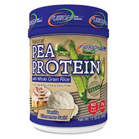 Fusion Plant Based Vegan Protein – Vanilla Cinnamon Swirl, Best Pure Raw Complete Sports Performance Meal Replacement Shake, Gluten-Free, Sugar-Free, 12 Servings, by Fusion Diet Systems