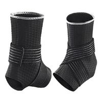 A Pair Adults Neoprene Ankle Braces Compression Sleeve Adjustable Sports Foot Tendon Support Stabilizer Wrap Straps Protector Guard for Injury Prevention & Protection for Sprains,Sore,Arthritic Ankles