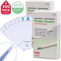 Digital Probe Covers Thermometer 200 PCS, Disposable Universal Electronic Thermometer Cover, Sterile and Safe Thermometers Sleeve Prevent Cross-Contamination