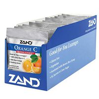 ZAND Herbalozenge Lozenges, Orange C, Natural Orange Flavor , 15 lozenge bags, 12 Count