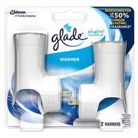 Glade PlugIns Air Freshener Warmer, Scented and Essential Oils for Home and Bathroom, Up to 50 Days on Low Setting, 2 Count