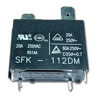 2 Pcs SFK-112DM 20A/250VAC Relay Module
