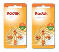 8 Pack Kodak Hearing Aid Battery Size 13 (PR48, K13ZA) 1.45V EXP 2022
