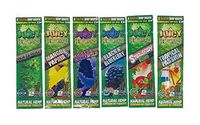 Juicy Jay Flavors Variety Pack Hemp Wraps (6 Packs, 2 Wraps Per Pack) Total 12 Wraps with ES Scoop Card