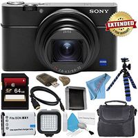 Sony Cyber-Shot Premium Compact DSC-RX100 VI DSCRX100M6/B Digital Camera Bundle Standard