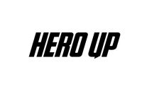 Hero Up Vinyl Decal, Wall, Car, Laptop - Blue - 6 inch