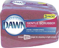 Dawn Gentle Scrubber Sponges 3pk