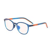 Kids Computer Glasses Video Gaming Glasses - Blue Light Blocking Glasses for Digital Screen Anti Harmful Blue Light/UV400 Good Choice to Protect Children's Eyesight - Suit for Age 2-14 (Orange)
