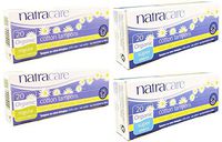 Natracare Organic Cotton Tampons (Super and Regular Variety Pack of 80) No Applicator