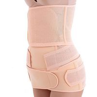 PIXNOR Ultra-Thin Breathable Sweat Premium Waist Trimmer Postpartum Recovery Belt for Women- Size L
