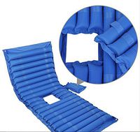 Anti-Decubitus Inflatable Mattress for Bedridden Elderly Or Patient Spherical Inflatable Bed Pad with Pump,Blue