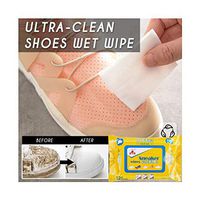 Disposable Shoes Cleaning Wipes,Wet Wipes, Alcohol Free,Premoistened Individual Seal Shoe Shine Wipes,Clean & Renew Leather Wipes, Quick Way to Polish Shoes,for All Leather Colors (30 Pieces A)