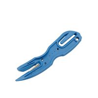 Weite Portable Christmas Sliding Wrapping Paper Cutter, Cuts Perfect Line Every Single Time Wrapping Paper Roll Cutter Easy Safe Cutter Tool (Sky Blue)