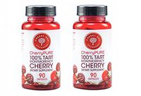 CherryPURE 100% Tart Montmorency Cherry Antioxidant Supplement Capsules - 180 count ~ 6 Month Supply