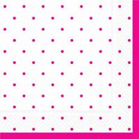 Design Design Swiss Dots Pink Lunch Napkins - 8 ct