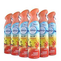 Febreze Air Freshener and Odor Spray, Hawaiian Aloha Scent, 8.8 Oz 6 Pack