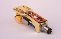 Gold plated Headshell, mount, cartridge, needle for SONY PSLX300H, PSLX350H, PSLX44P, PSLX46P, PSLX49P, PSLX52P, PSLX56P, PSLX57, PSLX66, PS DJ9000, PST1, PST15, PST25, PST30, - MADE IN ENGLAND