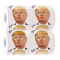 Minch Colorful Donald Trump Toilet Paper, Political Novelty Gag Gift - Prank Funny Toilet Paper