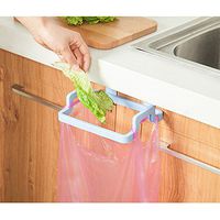 Kicode Garbage Bags Rack Kitchen Trash Bag Holder For Hanging Cupboard Door Back Style Stand