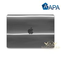 SopiGuard APA Chrome Black Full Body Vinyl Skin 2016 Apple MacBook Pro 13 Touch Bar