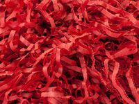 4oz Bag Scarlet RED Gift Basket Shred Shredded Tissue Paper Filler Display Bedding nfLG -31