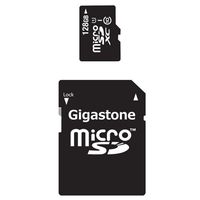 Gigastone 128GB 90MB/s (U1), Micro SD Card with Adapter [MicroSD for Samsung Galaxy Android Phone, Tablet, DSLR, GoPro Camera, Drone, PC]