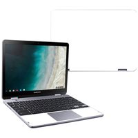 Mightyskins Skin Compatible with Samsung Chromebook Plus LTE (2018) - Solid White | Protective, Durable, and Unique Vinyl Decal Wrap Cover | Easy to Apply, Remove, and Change Styles | Made in The USA