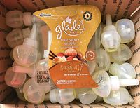 100 Glade Nutcracker Delight Plugins Scented Oil Refills Hazelnut & Praline No Box