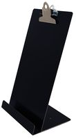 Saunders Free Standing Clipboard/Tablet Stand - Black - 'Memo' Size: 6.5" x 12.25" (22530)