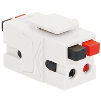 ICC Module-Speaker-Dual-Front.Back Button White