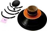 B&C R21IPAL 21-Inch High Power Woofer with Neodymium Magnet Waterproof Cone Both Sides 2 Ohms