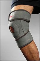 Nova Pharm Open Knee Support 14 Magnets Medical Grade Quality for Injured, Arthritic Knees, strains, sprains, Instability, Recovery - Everyday or Sporting Activities- ONE Size Unisex Brace