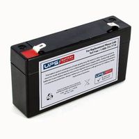 AP-613F1 6 Volt 1.2 Ah SLA Replacement Battery with F1 Terminal