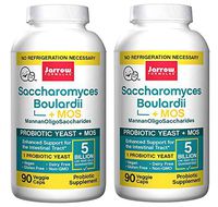 Jarrow Formulas, Saccharomyces Boulardii + MOS, 5 Billion, 90 Veggie Caps (2)