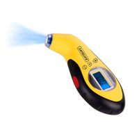 SAFELIFE Digital Tire Pressure Gauge 150 PSI 4 Settings with Backlit LCD and Non-Slip Grip (Yellow)