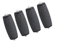 DiscoveryHealth(TM) Pedi Rollers Compatible with Amope Pedi Perfect Electronic Pedicure & Scholl Velvet Smooth Express Pedi Foot Files, pack of 4