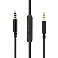 Replacement Audio Cable Cord for Beats by Dr Dre Headphones Solo/Studio/Pro/Detox/Wireless/Mixr/Executive/Pill with Inline Mic/Remote Control - Black