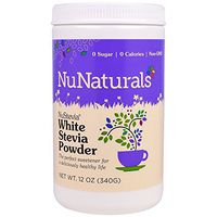 NuStevia White Stevia Powder, 12 oz (340 g) Pack of 2