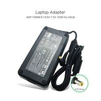 New 19.5V 7.7A 150W 5.5mm ×2.5mm Laptop Charger AC Adapter Compatible with ASUS G73S G74 G53S G74S G53SX G74SX G72G ADP-120ZB BB ADP-150NB D Notebook Power Supply