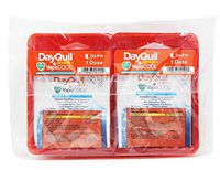 Uni's Vicks DayQuil Severe Cold and Flu Multi-Symptom Relief 6 Count Travel Packs (2 Caplets Per Pack). #1 Pharmacist Recommended, Non-Drowsy, Daytime Sore Throat, Fever, and Congestion Relief
