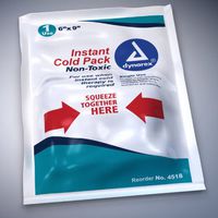 Dynarex Instant Cold Pack w/Urea (Non-toxic) 6" x 9", 24/box