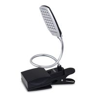 USB LED Light- Keyboard Light Reading Lamp with Clip Stand Battery Powered PC and Mac Compatible (ULT300)